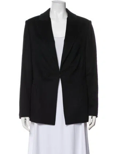 Pre-owned Zang Toi Wool Blazer In Black