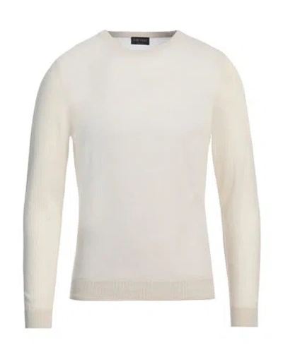 ZANIERI ZANIERI MAN SWEATER CREAM SIZE 44 CASHMERE, POLYAMIDE