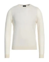 Zanieri Man Sweater Cream Size 44 Cashmere, Polyamide In White