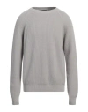 Zanieri Man Sweater Light Grey Size 46 Merino Wool, Cashmere In Grey