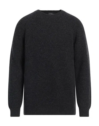 Zanieri Man Sweater Steel Grey Size Xxl Wool, Cashmere In Gray