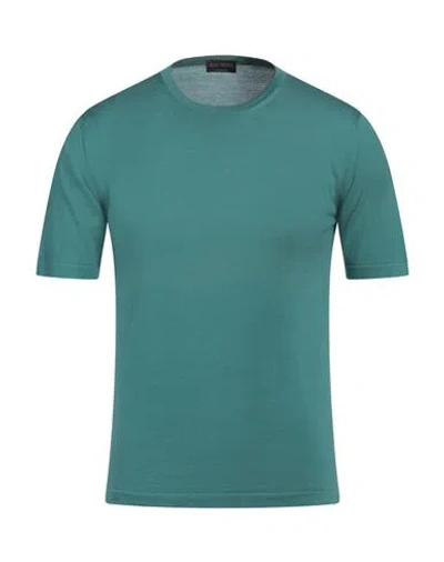 Zanieri Man T-shirt Green Size S Cotton