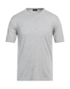 Zanieri Man T-shirt Grey Size L Cotton