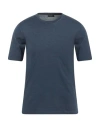 Zanieri Man T-shirt Navy Blue Size L Cotton