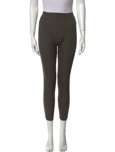 Pre-owned Zanini Silk Skinny Leg Pants W/ Tags In Green