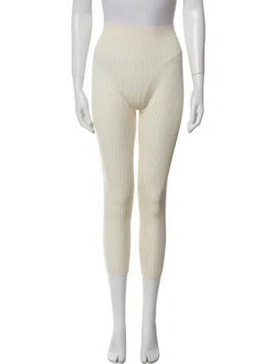 Pre-owned Zanini Silk Skinny Leg Pants W/ Tags In Neutral