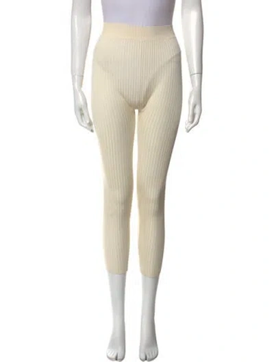 Pre-owned Zanini Silk Skinny Leg Pants W/ Tags In Neutral