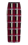 Zankov Alina Jacquard Maxi Skirt In Multi