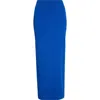 Zankov Alina Maxi Sweater Pencil Skirt In Cobalt
