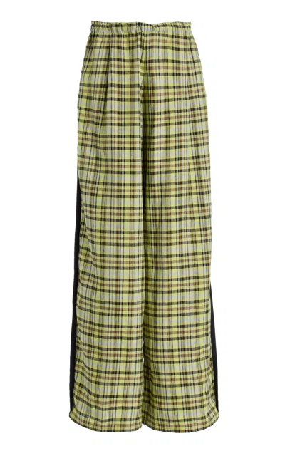 Zankov Benjamin Plaided Wool Pants In Multi