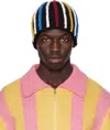 Zankov Black Louis Beanie In 999 Multi