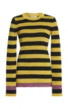 Zankov Cadanet Striped Wool Top In Multi