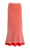 Zankov Carrie Sheer Shirt In Red