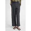 Zankov Charlie Geo Jacquard Straight Leg Pants In Gray