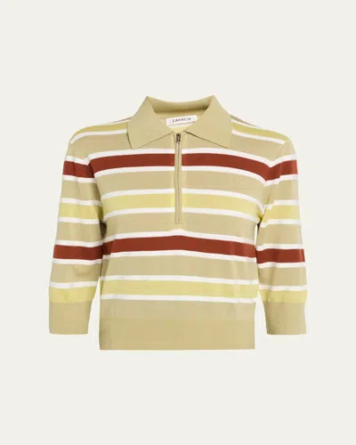 Zankov David Striped Merino Wool Pullover In Multi