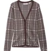 Zankov Elise Geo Jacquard Sequin Cardigan