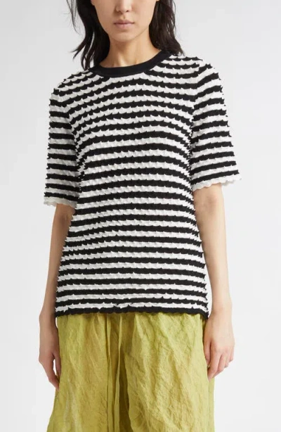 Zankov Elodie Stripe Crewneck Sweater