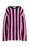 Zankov Evan Brushed Mohair-blend Sweater In Stripe