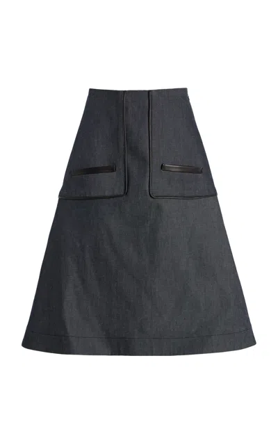 Zankov Eveline Cotton Skirt In Multi