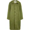 Zankov Frederico Wool, Mohair & Alpaca Blend Coat In Green