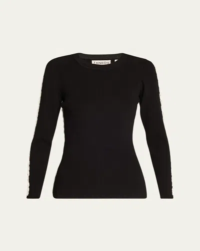 Zankov Issimo Cutout Top In Black