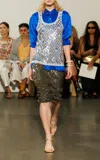 Zankov Jimmy Silk Button Top In Blue