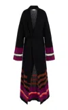 Zankov Justin Brushed Mohair-blend Coat In Black