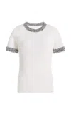 Zankov Katerina Embellished Top In White