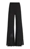Zankov Lisa Cutout Pants In Gray