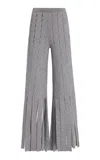 Zankov Lisa Cutout Pants In Gray