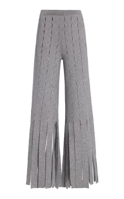 Zankov Lisa Cutout Pants In Gray