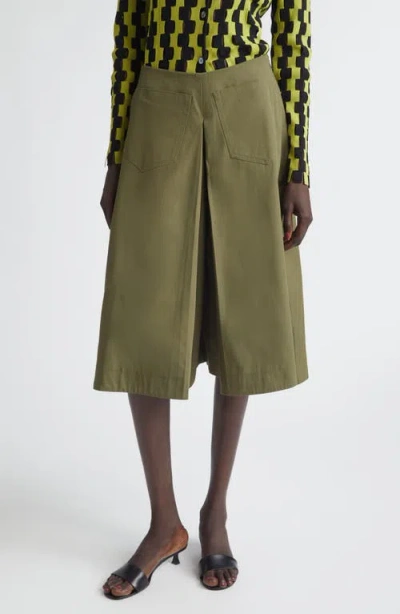 Zankov Louise Cotton Bermuda Shorts In Green