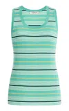 Zankov Margaret Wool Tank In Green