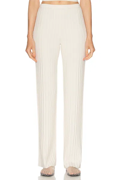 Zankov Margeux Pant In Pebble/white Multi