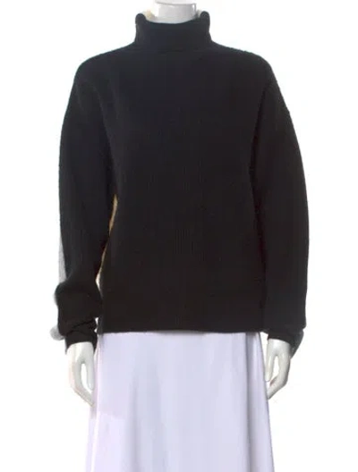 Pre-owned Zankov Merino Wool Turtleneck Sweater W/ Tags In Black