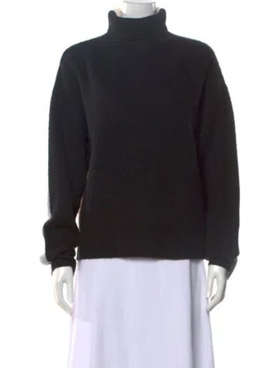 Pre-owned Zankov Merino Wool Turtleneck Sweater W/ Tags In Black