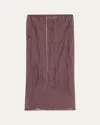 Zankov Rickie Sheer Knit Pull-on Ankle Skirt