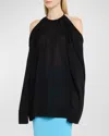 ZANKOV SANDRINE OVERSIZED DRAWSTRING TUNIC PULLOVER