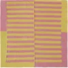 Zankov Ssense Exclusive Pink & Yellow Manhattan Throw In Pink & Yellow