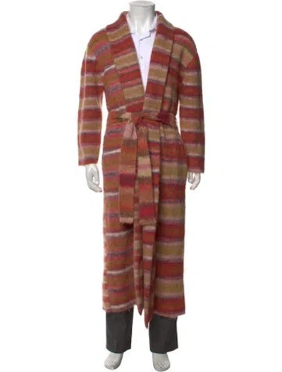 Pre-owned Zankov Striped Open Front Cardigan W/ Tags In Multicolor
