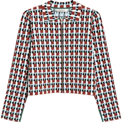 Zankov Suave Zip Front Shirt Jacket In Multi