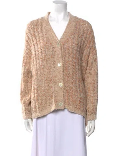 Pre-owned Zankov V-neck Sweater In Neutral