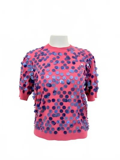 Zankov Women's Inga Top In Pink Multi