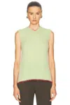 Zankov Yasemin Vest In Pistachio