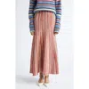 Zankov Zander Stripe Mohair & Alpaca Blend Sweater Skirt In Multi