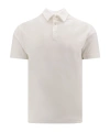 Zanone Short-sleeved Polo Shirt With Traditional Collar In Transparent