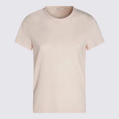 Zanone Beige Cotton T-shirt In Multicolor