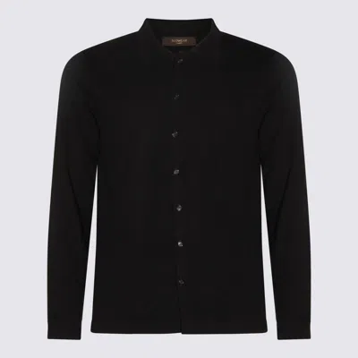 Zanone Black Wool Knitwear