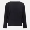 Zanone Black Wool Knitwear In Multi