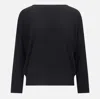 Zanone Black Wool Knitwear In Multi